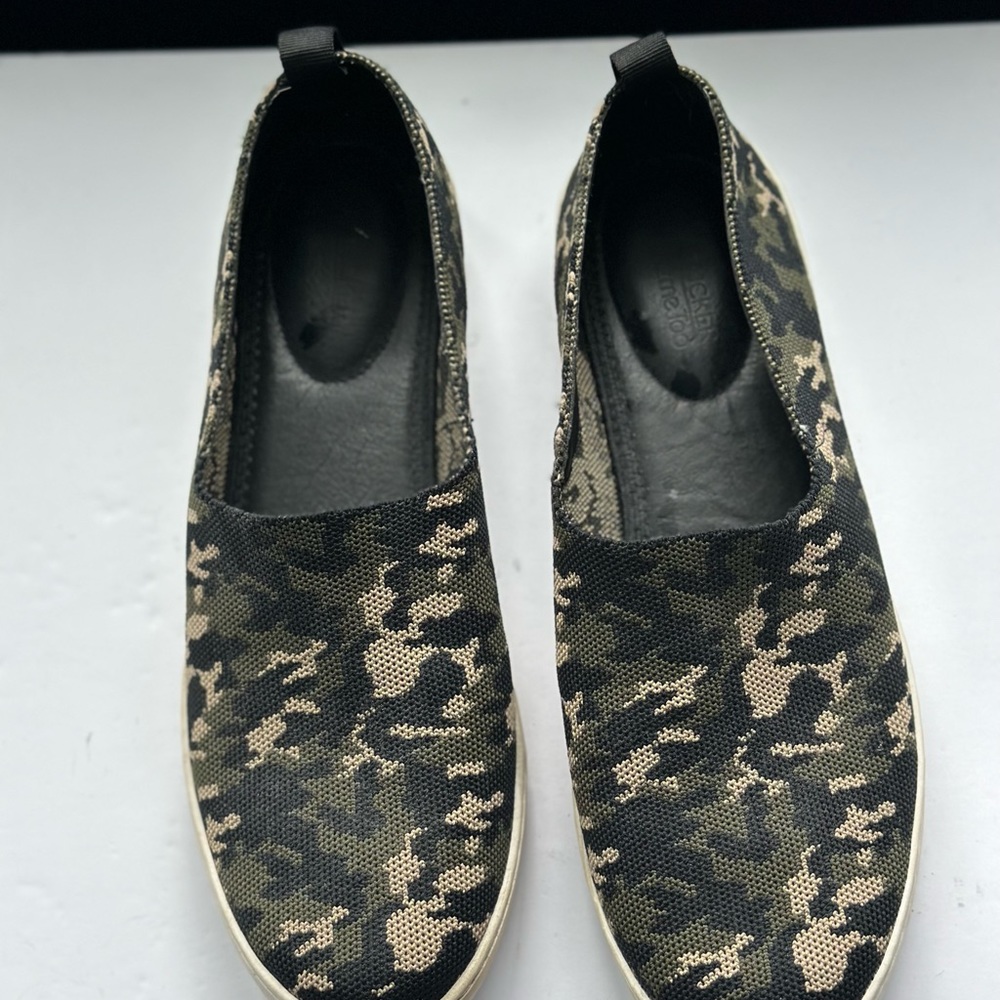 Adam Tucker Slip-on Sneakers- Camo Print